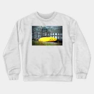 Four Yellow Surfboards Crewneck Sweatshirt